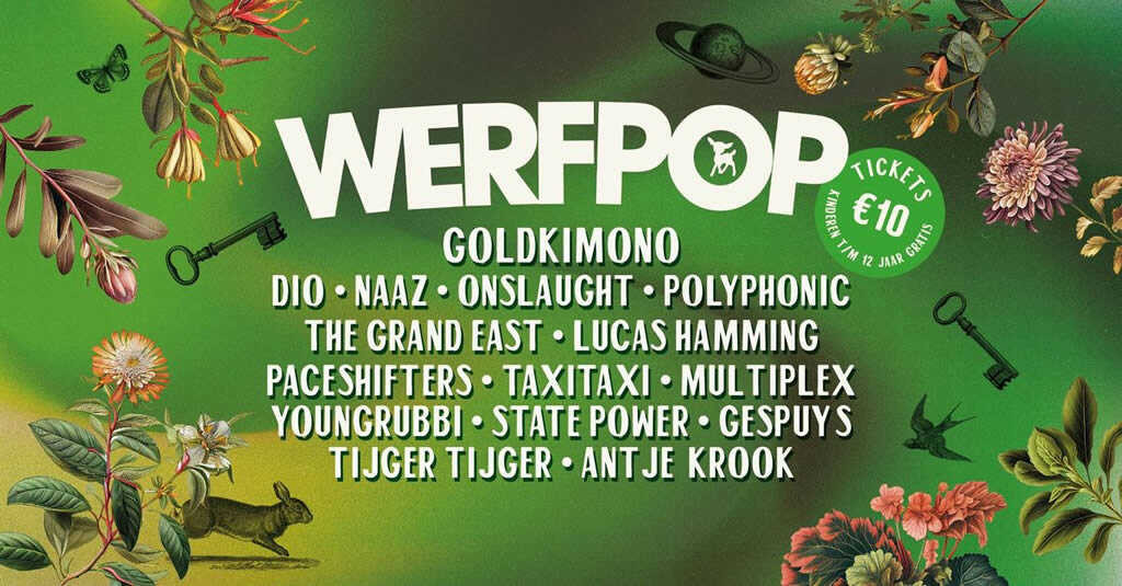 Poster Werfpop 13-07-2025